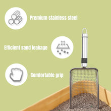 Metal Cat Litter Scoop – Durable Aluminum Alloy with Stainless Steel Handle