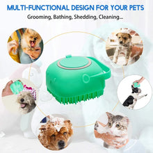 Pet Shampoo Brush – Soft Silicone Grooming Scrubber